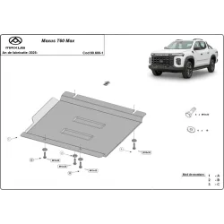 Stalowa osłona silnika Maxus T60 Max (2025-2026)